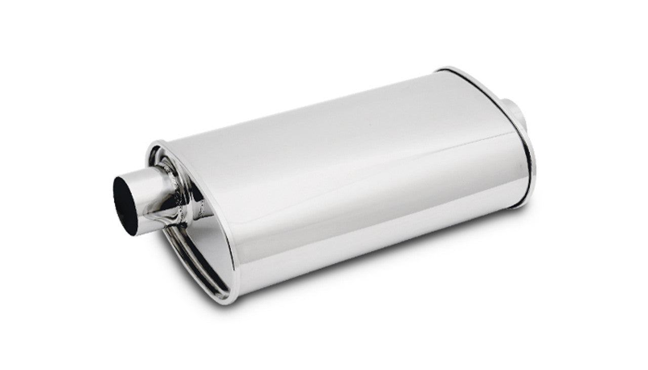 STREETPOWER Oval Muffler 3.50in Inlet/Outlet