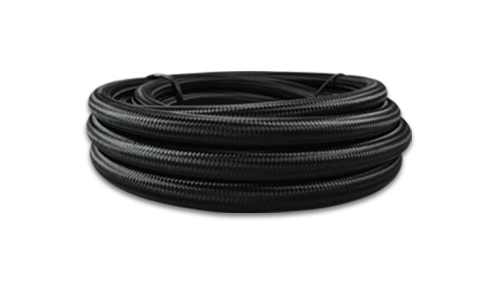 5ft Roll of Black Nylon Braided Hose -4AN
