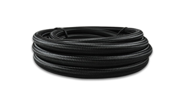 5ft Roll of Black Nylon Braided Hose -4AN