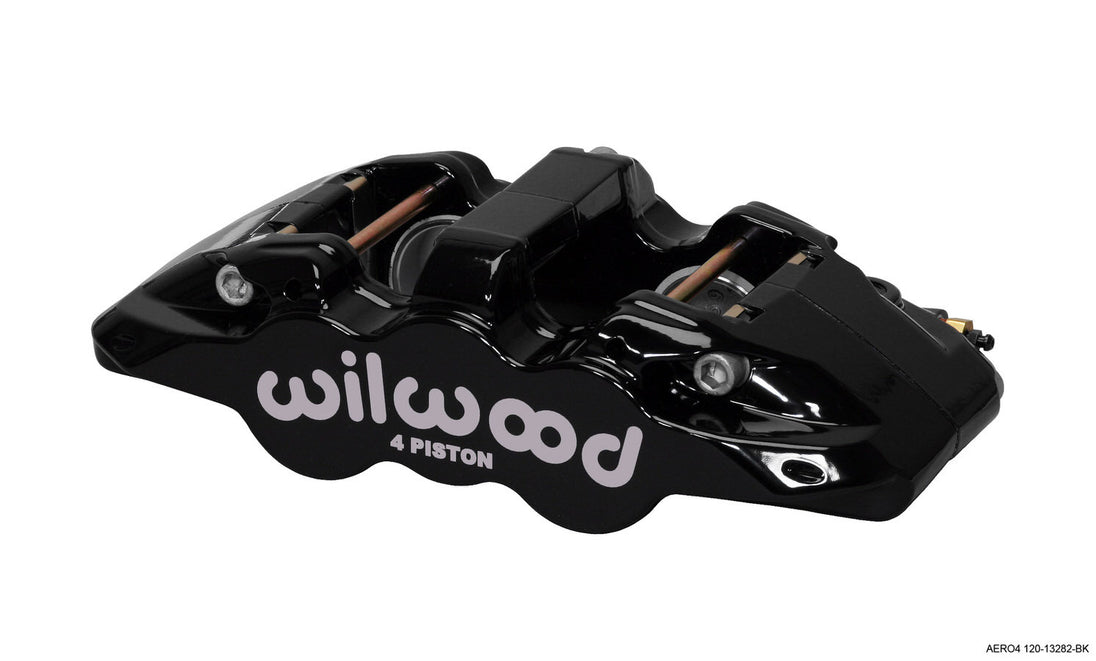 Caliper Aero4 4 Piston L/H 1.25 Rotor Black