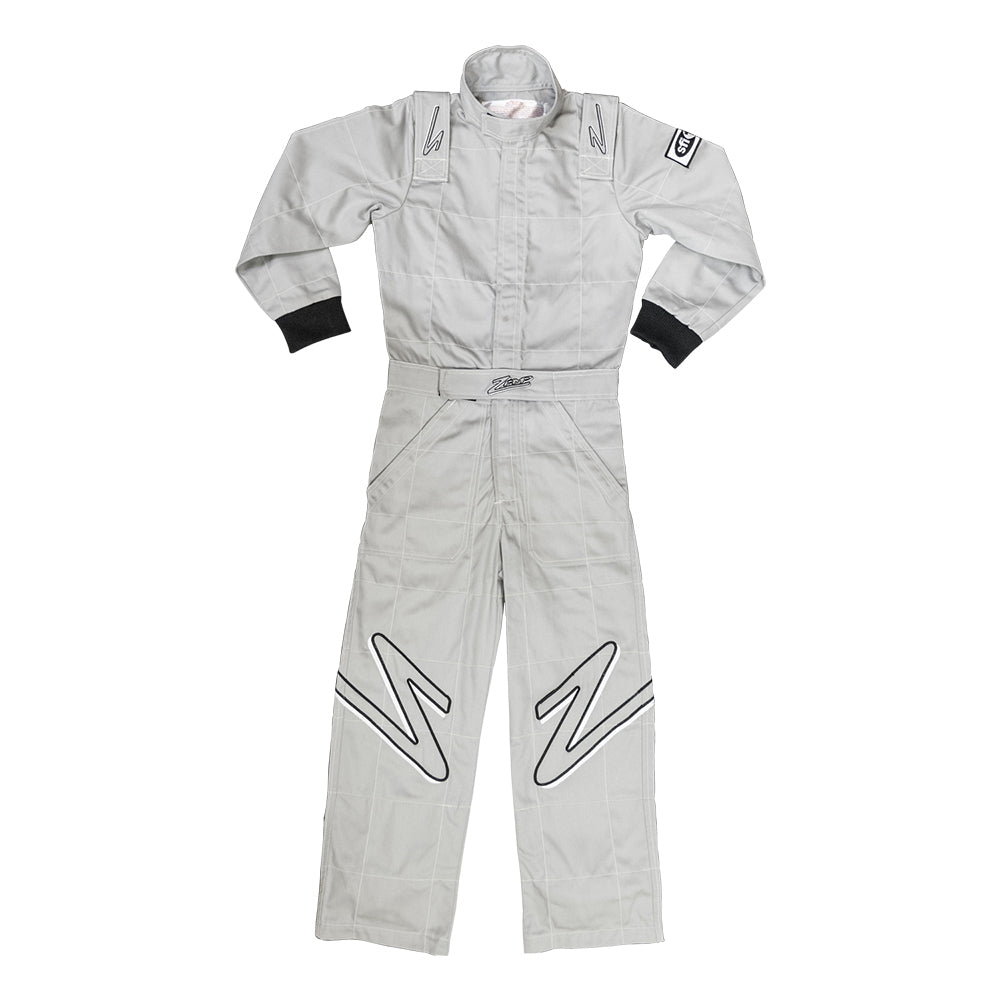 Race Suit ZR-10 Youth Medium Gray