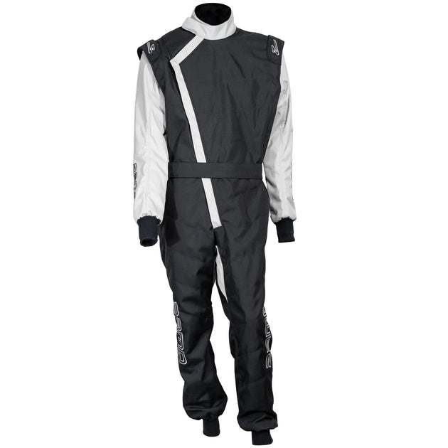 Suit ZK-40 Karting Lrg Black Silver