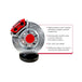 Baer Brakes 78-88 GM Malibu/El Camino/Monte Carlo/Regal 13in Classic Series Front Brake Kit - Red